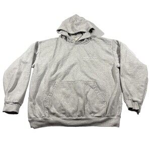 Strawberry Jams Hoodie Mens Gray But My Glock Don't Streetwear Pullover Sz 2XL